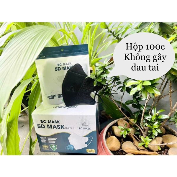 5 chiếc Khẩu trang 5D Chất lượng Cao