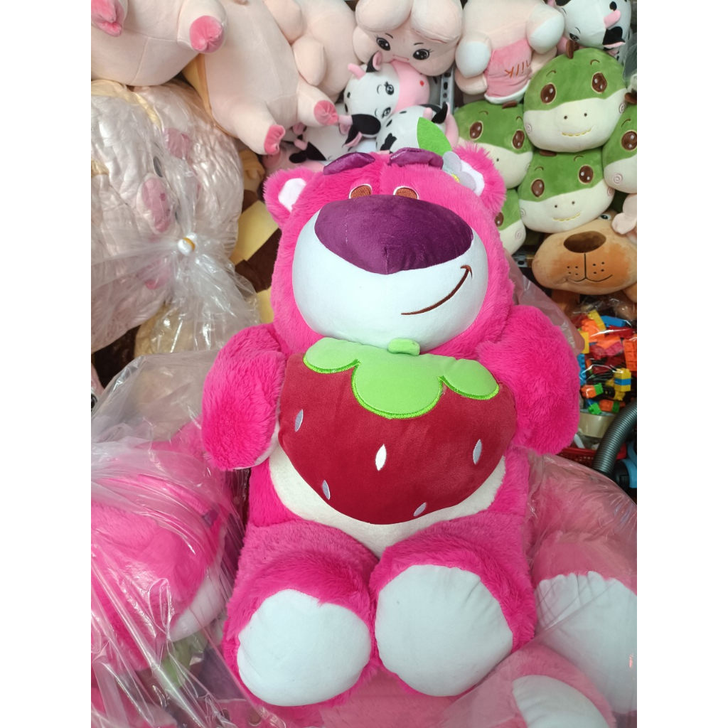 Gấu Lotso Dâu, Gấu Tai Dâu Cao Cấp có mùi thơm- Gấu Dâu Ôm Dâu