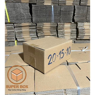 20x15x10 combo 100 hộp carton shipcod đóng gói hàng.