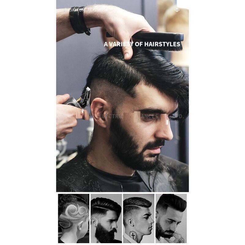 Tông đơ chấn viền  KEMEI KM-1757 kẻ vẽ sắc nét CÔNG SUẤT CAO