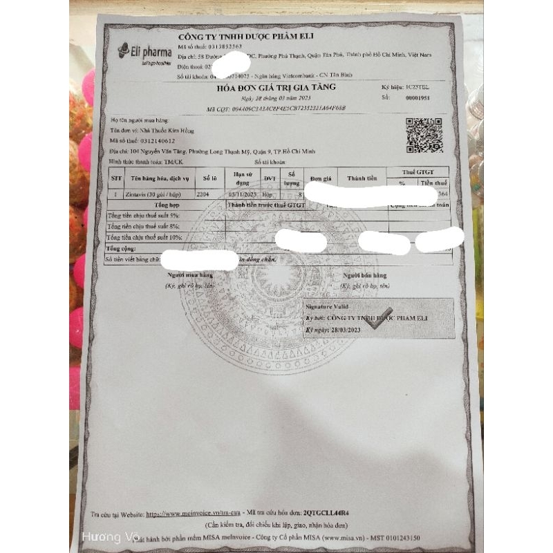 ZINTAVIS  Hộp 30 gói x 3g