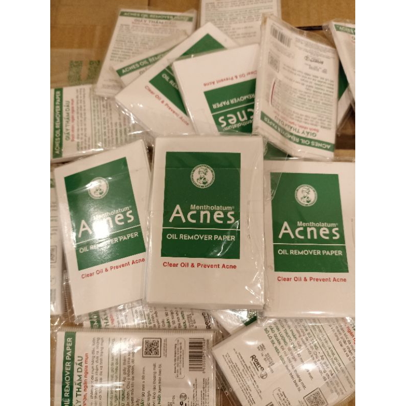 Giấy thấm dầu Acnes oil remover paper 50 tờ hàng mẫu