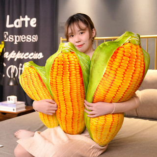 Gối ôm ngủ trái bắp ngô 3d dễ thương, mềm mịn thú bông trái bắp ngô 3d cao cấp, êm ái