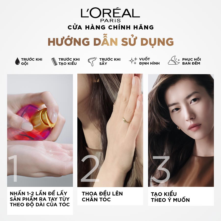 Dầu dưỡng Tóc Chiết Xuất Hoa Hồng L’Oréal Paris Elseve Extraordinary Oil Serum 100ml