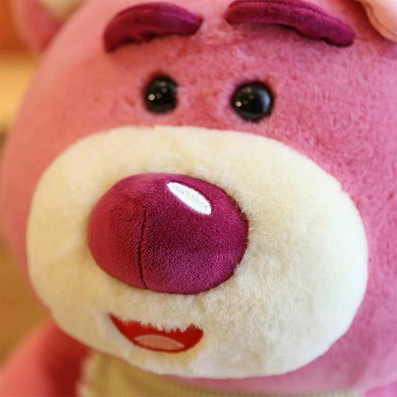 Gấu Lotso Dâu, Gấu Tai Dâu Cao Cấp có mùi thơm- Gấu Dâu Ôm Dâu