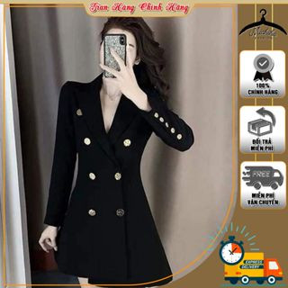 Váy Vest 8 Cúc Michiha Fashion - Vest Nữ Tối Giản Thiết Kế Sang Trọng Cao Cấp Phong Cách Hàn Quốc