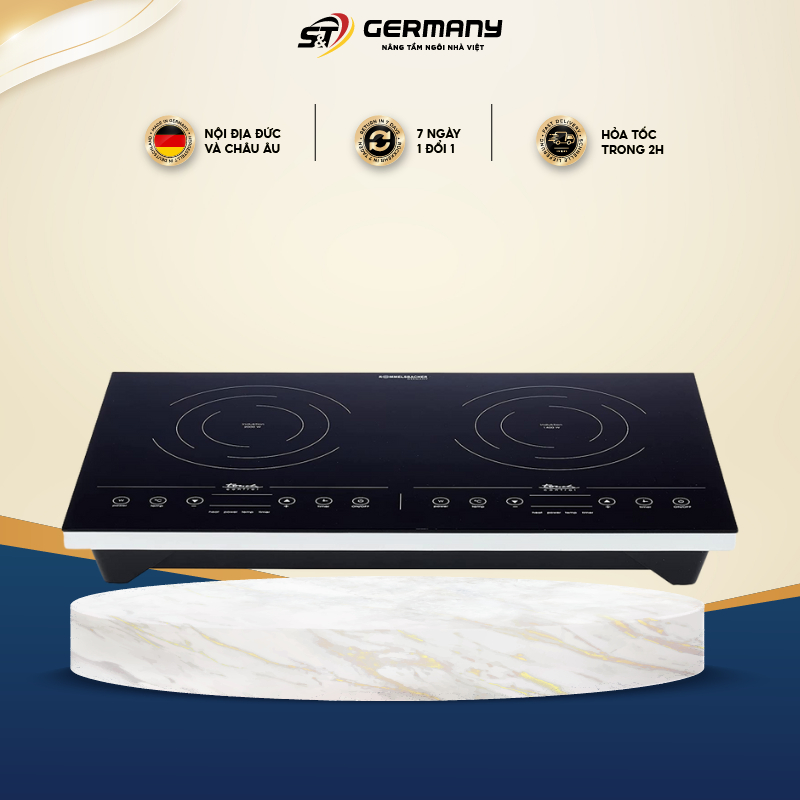Bếp từ, bếp từ đôi Rommelsbacher CT 3410IN nội địa Đức cao cấp dành cho gia đình made in Germany 40007