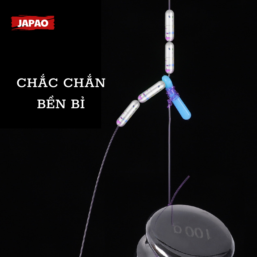 Hạt chặn phao câu đài silicon cao cấp Japao Hạt chặn phao câu đài silicon cao cấp trong suốt tàng hình làm trục câu