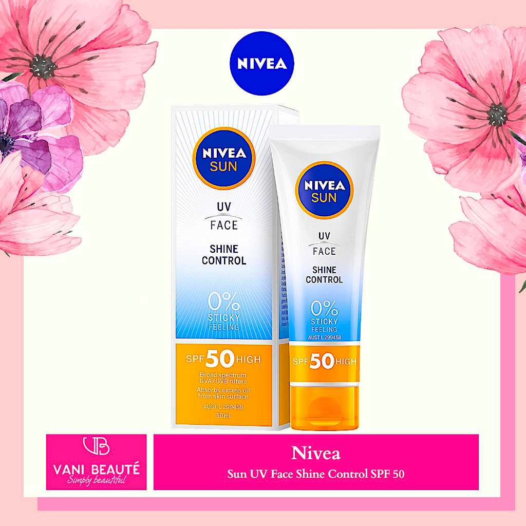 Kem Chống Nắng Nivea Sun UV Face Shine Control SPF50 50ml