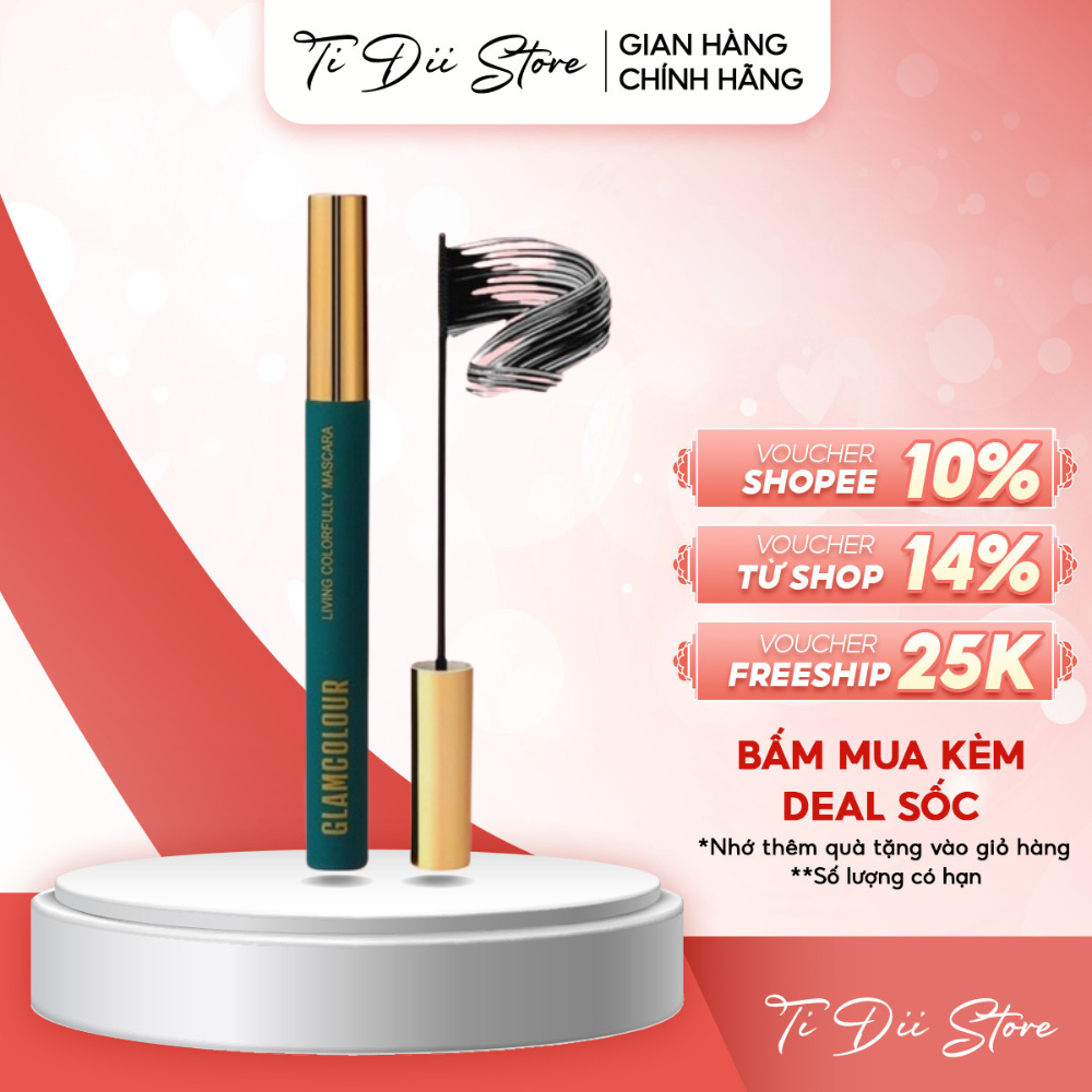 Mascara GlamColour Living Colorful Chải Mi Trên Và Dưới Cao Cấp E401po