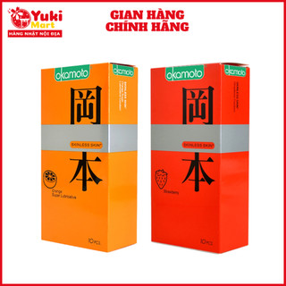 Bao cao su Okamoto Orange Super Lubricate hộp 10 cái