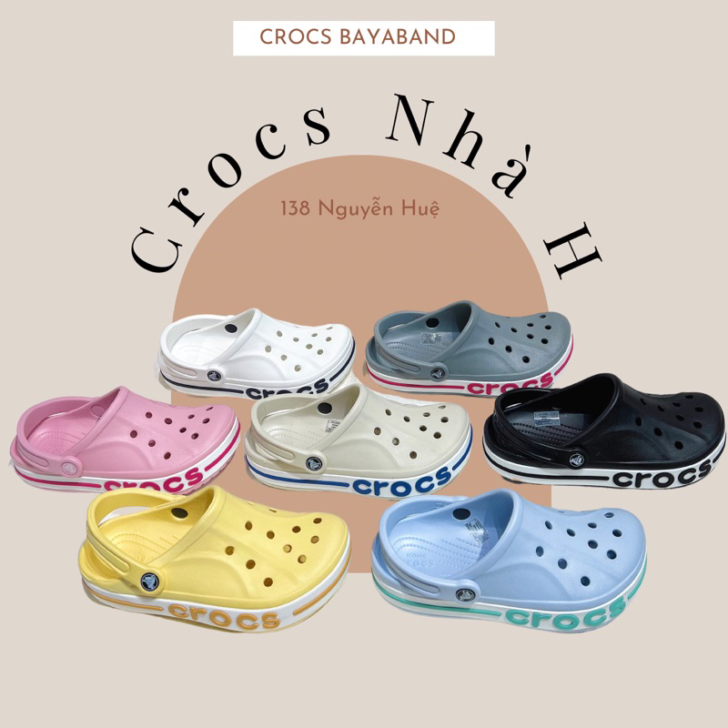 Dép sục Crocs Baya Band - Sẵn đủ màu