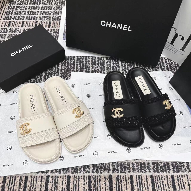 Dép lê nữ quai ngang vải dệt -Hàng QC fullbox- kèm video thật