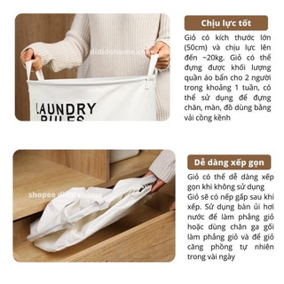 Giỏ vải DidiDo Laundry 40x50