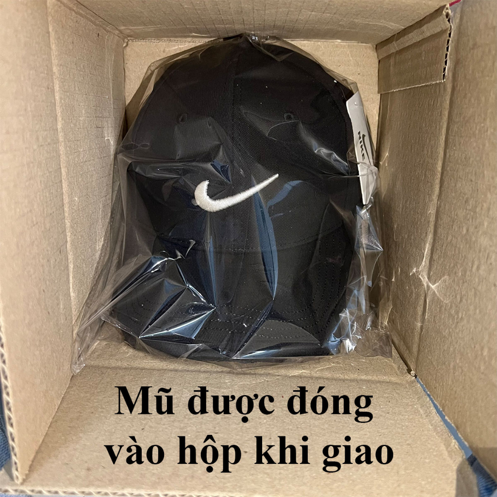 Mũ lưỡi trai rách thêu chữ NIKE phong cách Ulzzang form unisex nam nữ
