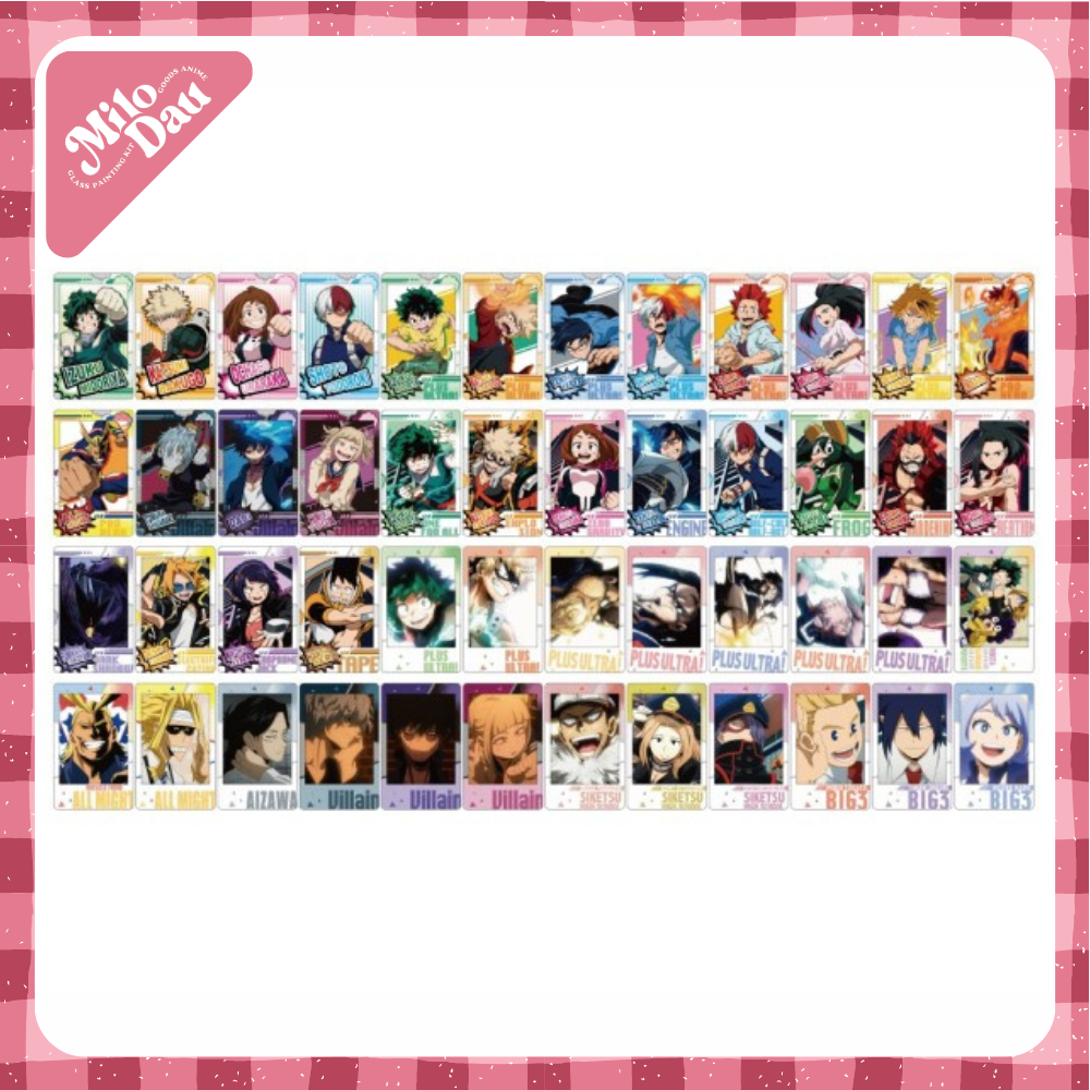 Pack Nhân Phẩm - Card Snapmide My Hero Academia ver 1