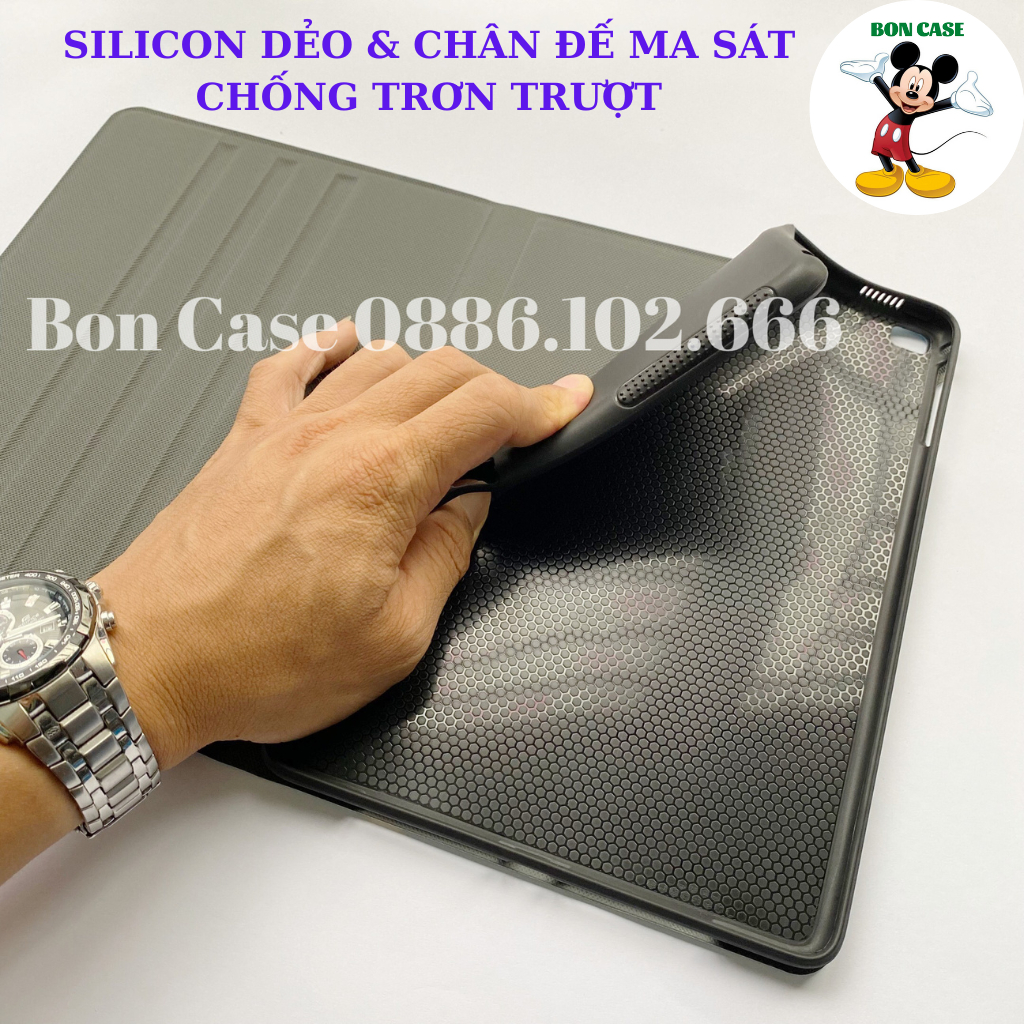 Ốp ipad silicon Rabbitt cute ốp ipad Air 1-2-3-4-5 -Gen 5-6-7-8-9-10 -Pro 11-9.7-10.5-Mini 1-2-3-4-5-6 -BON CASE