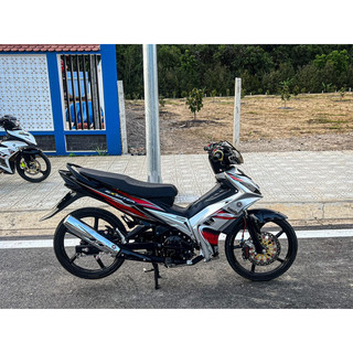 Tem xe exciter 2010 bạc đen cam