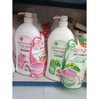 SỮA TẮM GERVENNE 1 LÍT 2 TẶNG TÚI 450G