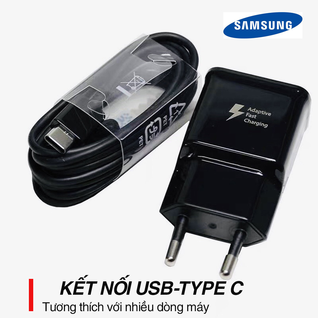 Sạc nhanh Samsung 15w kèm dây sạc nhanh Samsung, cáp sạc nhanh type C / Micro BACARAT - Bảo hành 30 ngày 1 đổi 1