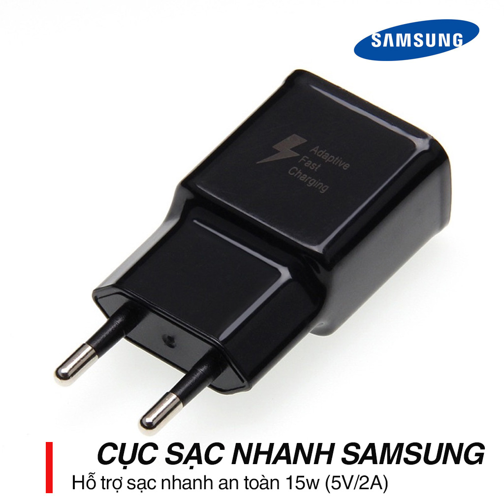 Sạc nhanh Samsung 15w kèm dây sạc nhanh Samsung, cáp sạc nhanh type C / Micro BACARAT - Bảo hành 30 ngày 1 đổi 1
