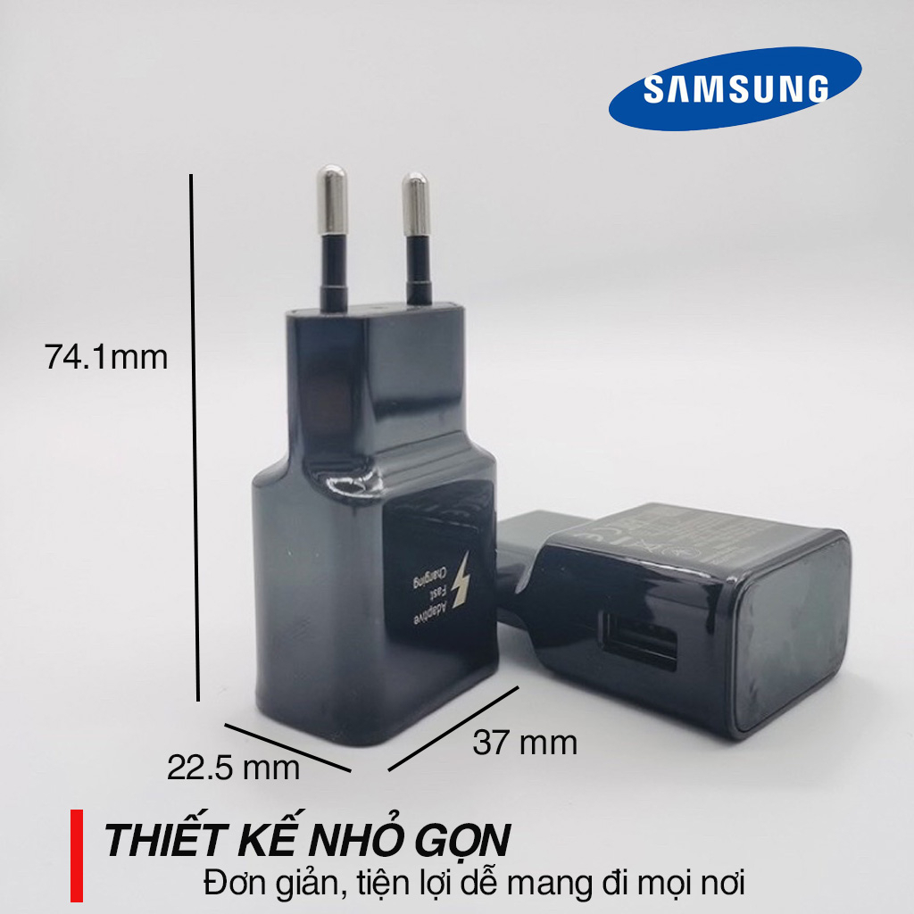Sạc nhanh Samsung 15w kèm dây sạc nhanh Samsung, cáp sạc nhanh type C / Micro BACARAT - Bảo hành 30 ngày 1 đổi 1