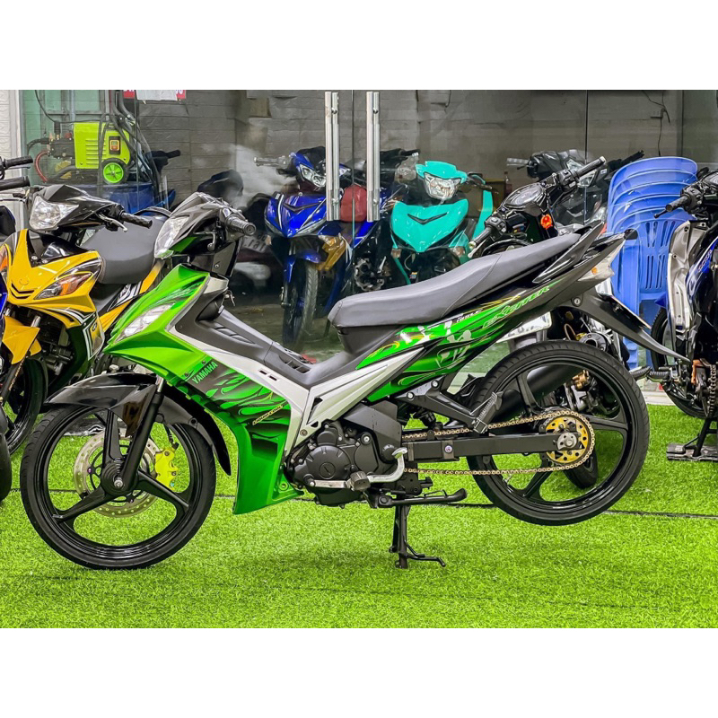 tem chế exciter 2010 xanh đen