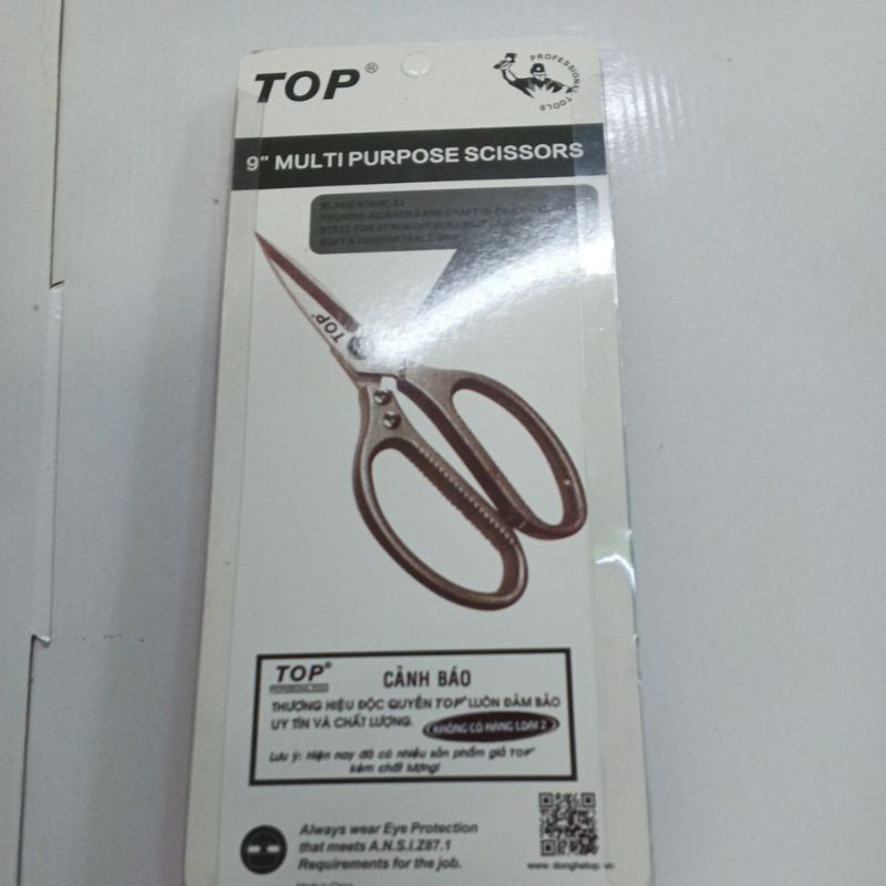 Kéo nhà bếp đa năng 9 inh  TOP. kéo KINGTONY thép sk5 siêu sắc bén