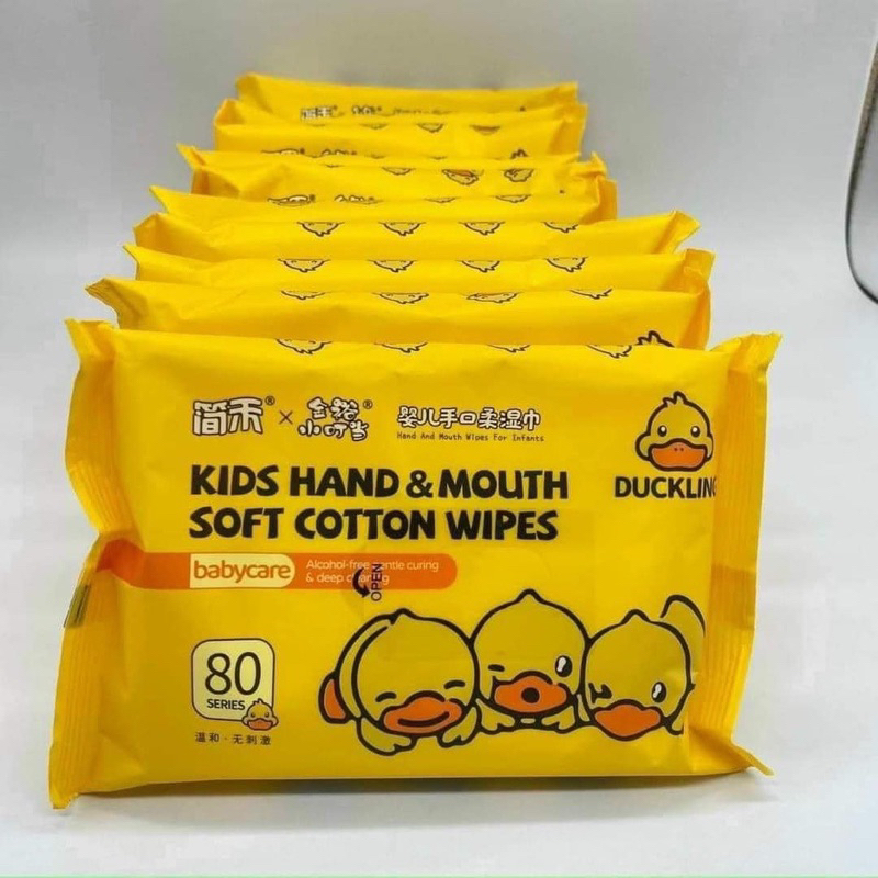 10 GÓI KHĂN GIẤY ƯỚT DUCK HÀNG NỘI ĐỊA CAO CẤP MẪU MỚI