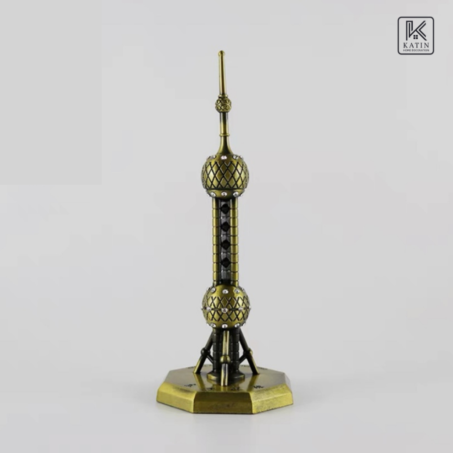 Tháp truyền hình Nhật Bản kỳ quan thế giới decor trang trí phòng khách tủ rượu kệ tivi - KATIN