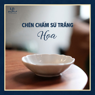Chén Chấm Hoa Sứ Trắng | Yên Lam Gốm | Chén Bát | Gốm Sứ | Nội Thất | Gia Dụng
