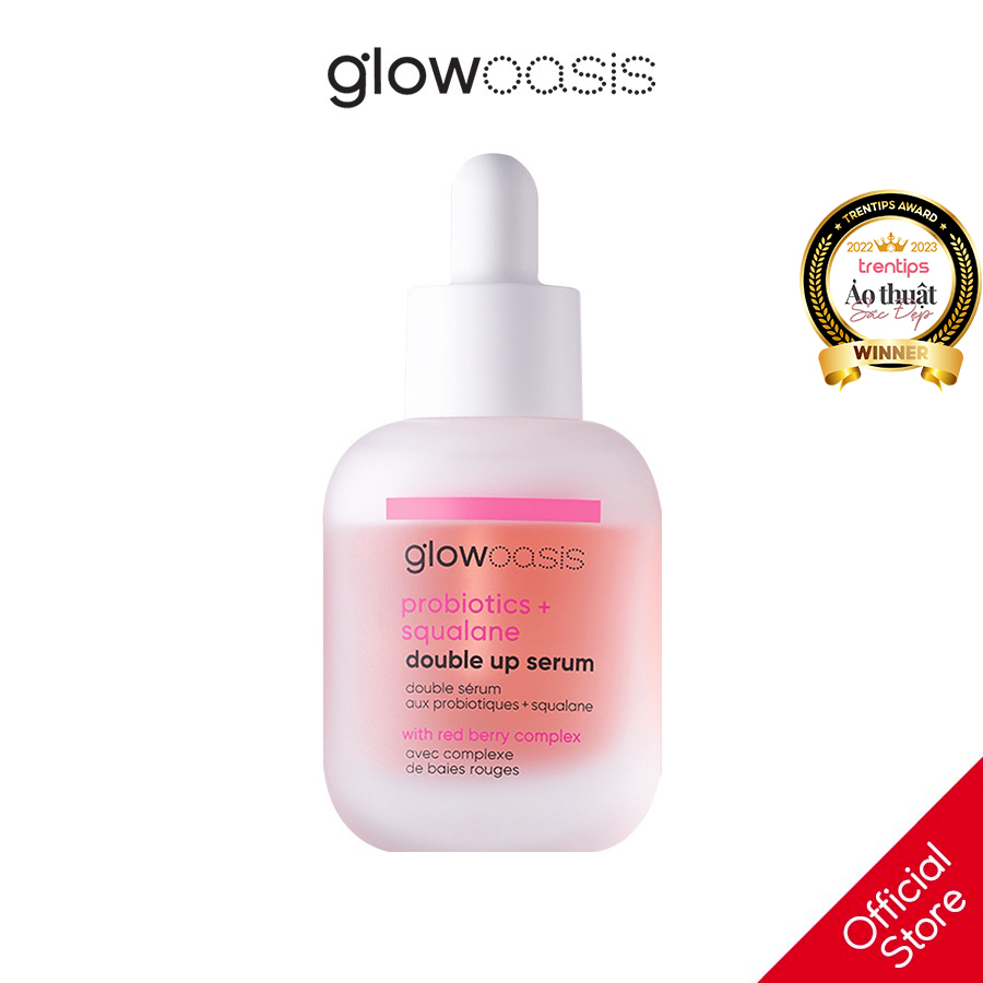 Tinh chất dưỡng da chống lão hóa Glowoasis probiotics + squalane double up serum