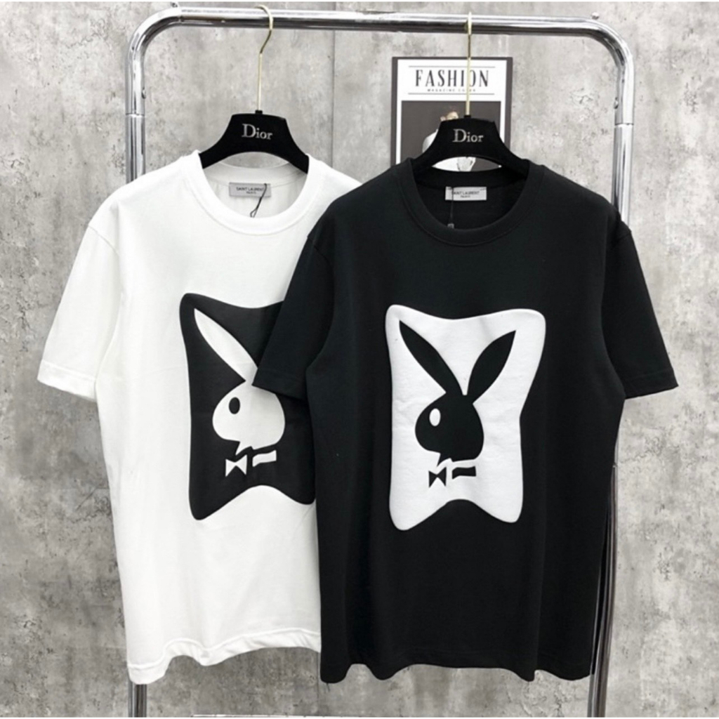 Áo Phông Thỏ Playboy Hình In Nhiệt Cực Nét Áo Thun Thỏ Chất Liệu Cotton Thoáng Mát Hót Trend2023