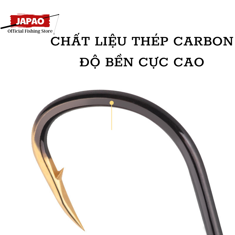 Lưỡi câu cá săn hàng có ngạnh cao cấp Japao Lưỡi câu cá săn hàng lưỡi Iseni thép carbon siêu cứng làm thẻo săn hàng