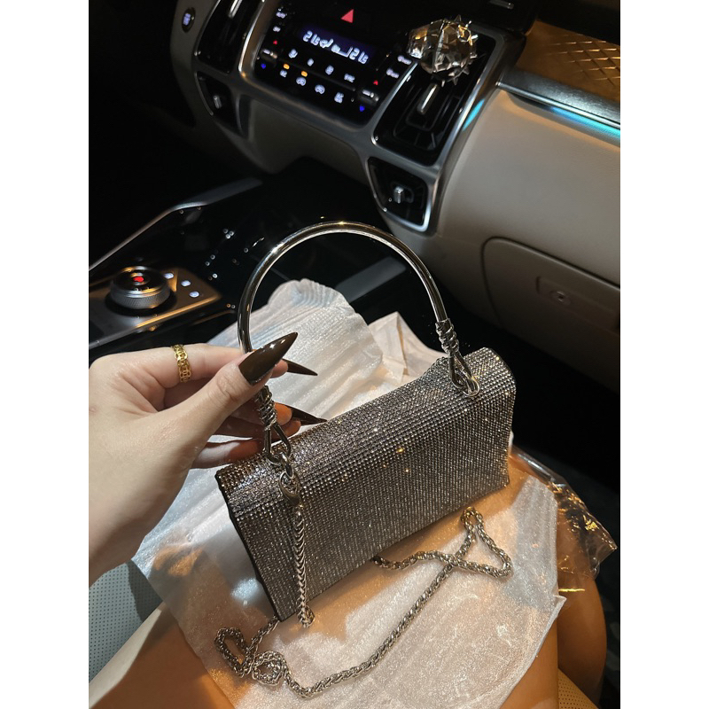 Túi đá bling bling em về tiếp e này ạ Hàng nội địa Trung vừa zẻ vừa sang xịn mịn
