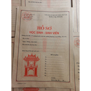 Hồ sơ học sinh sinh viên 5 bộ