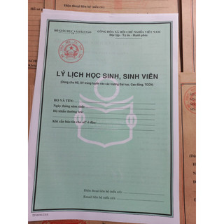 Hồ sơ học sinh sinh viên 5 bộ