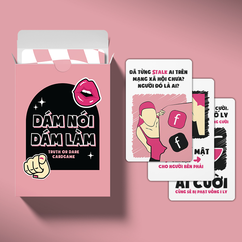Bộ bài Truth Or Dare - Dám Nói Dám Làm - Drinking Game hot trend
