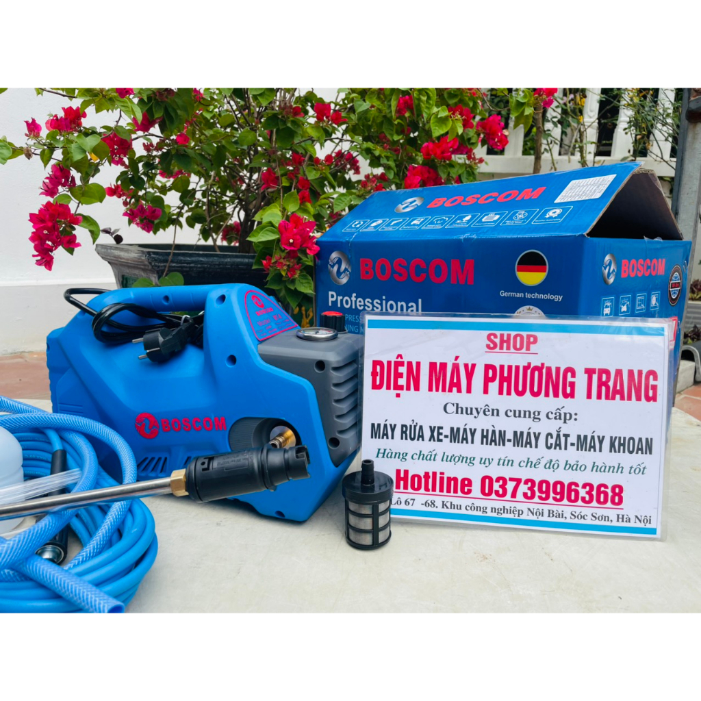 Máy rửa xe gia đình LÕI ĐỒNG BT8 CÔNG SUẤT 3200W - HÀNG CHUẨN CÔNG TY