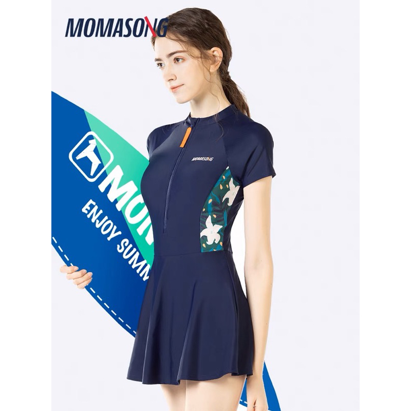 Đồ bơi , bikini kiểu váy cho nữ MM01  hàng cao cấp hiệu Momasong  , có sẵn lót đùi và lót ngực