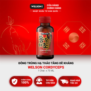 Đông trùng hạ thảo tăng đề kháng Welson Cordyceps chai 75ml