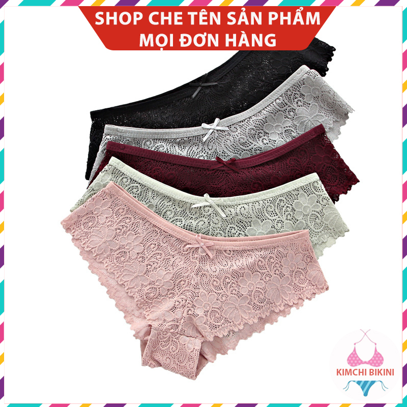 [Thanh Lý] Quần chip nữ ren sexy nửa mông gợi cảm hàng KIMCHIBIKINI quần nót nữ được chị em thường dùng QL145