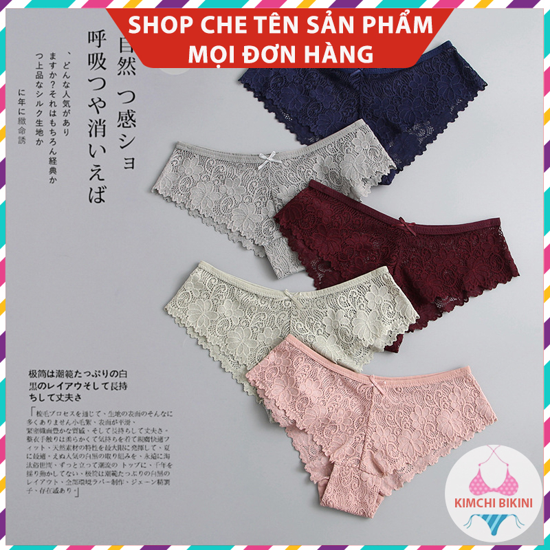 [Thanh Lý] Quần chip nữ ren sexy nửa mông gợi cảm hàng KIMCHIBIKINI quần nót nữ được chị em thường dùng QL145