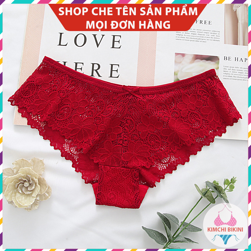 [Thanh Lý] Quần mót nữ ren mặc bên trong sexy nửa mông gợi cảm KIMCHIBIKINI quần chip nữ được chị em thường dùng QL145