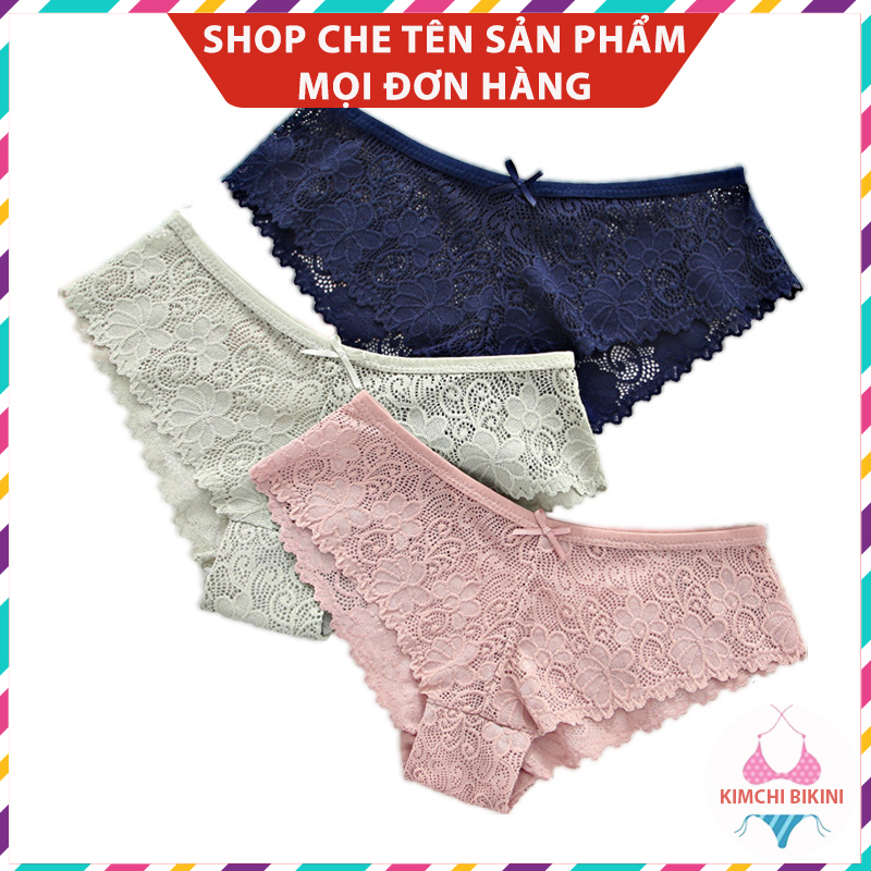 [Thanh Lý] Quần mót nữ ren mặc bên trong sexy nửa mông gợi cảm KIMCHIBIKINI quần chip nữ được chị em thường dùng QL145