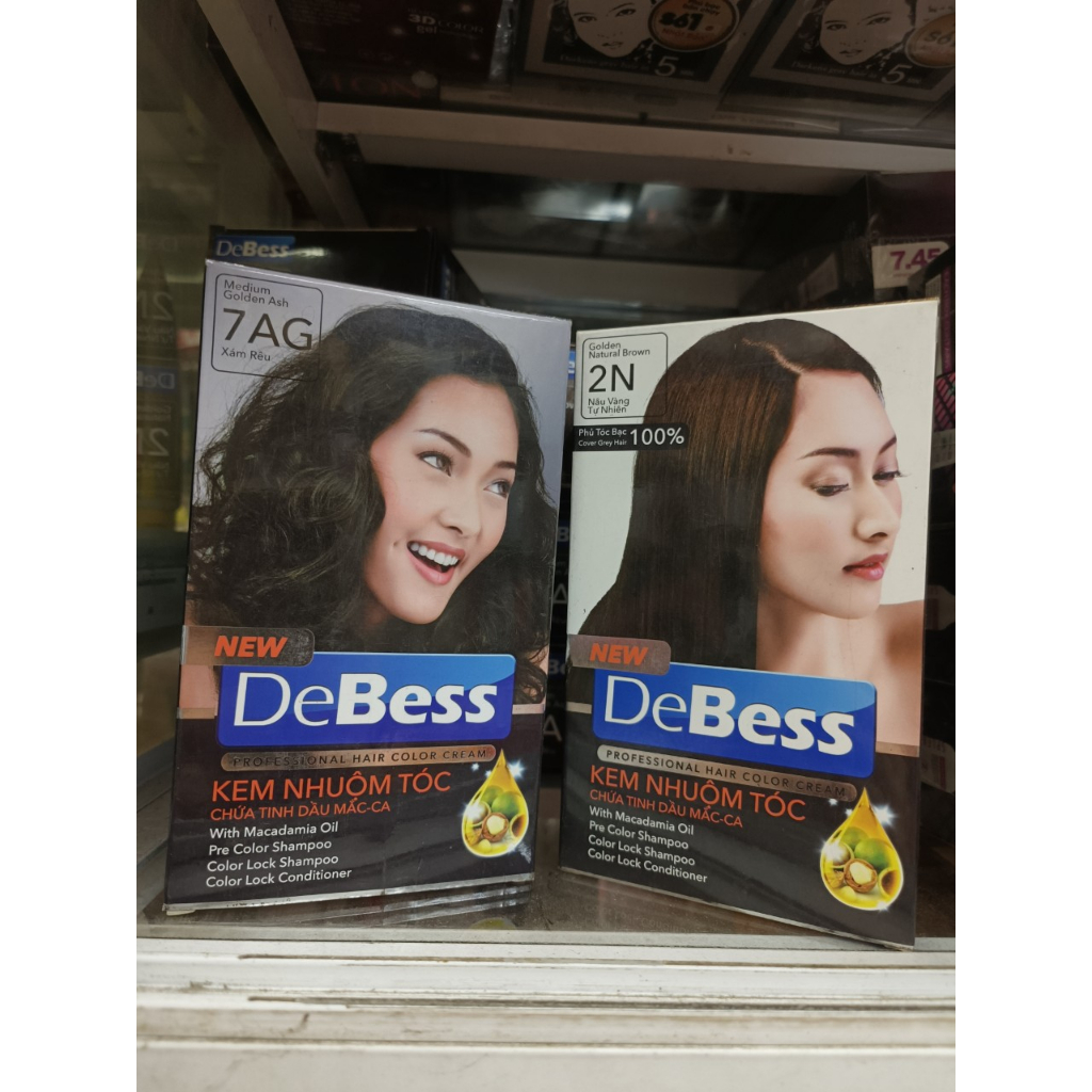 nhuộm phủ bạc 100%