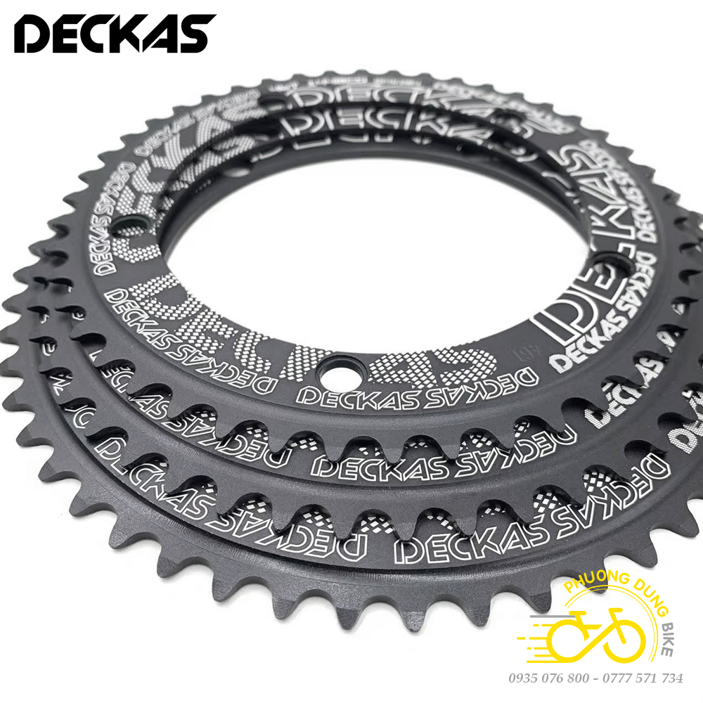 Đĩa rời nhôm xe đạp cho Fixed gear Single Speed 144BCD DECKAS