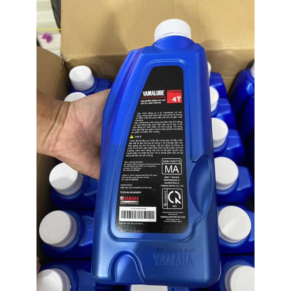 DẦU NHỚT YAMAHA XE SỐ 1 lít