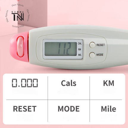 Dây nhảy không dây và có dây đếm số điện tử Calo & Km -  Tập gym tại nhà cao cấp - dây nhảy không dây