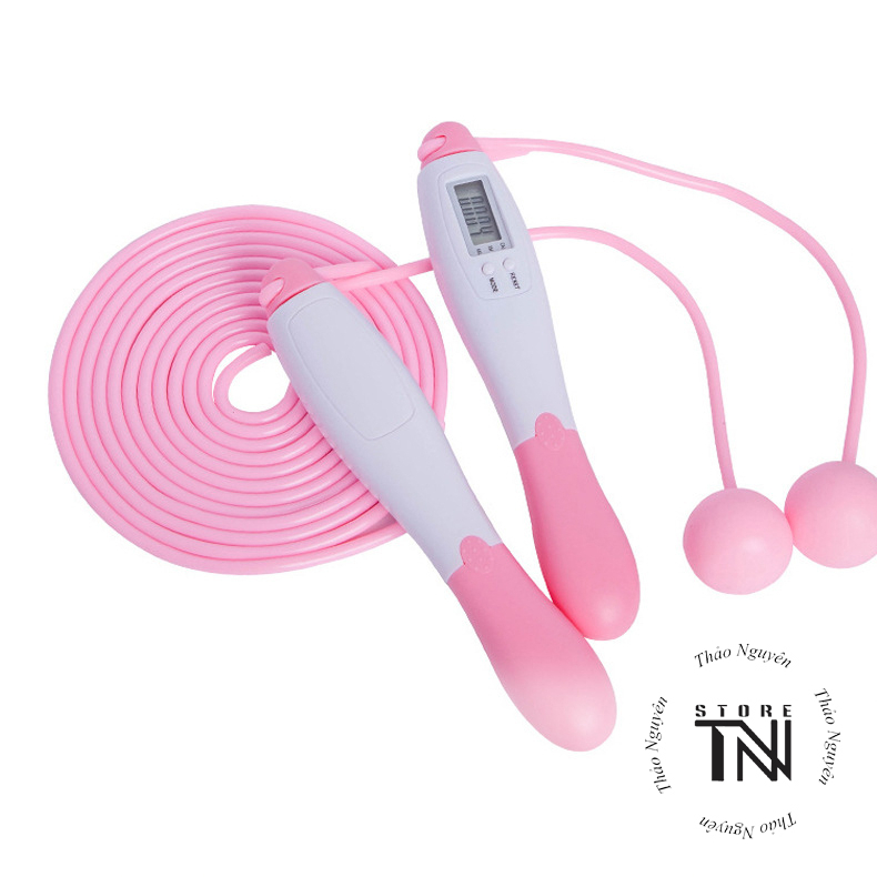 Dây nhảy không dây và có dây đếm số điện tử Calo & Km -  Tập gym tại nhà cao cấp - dây nhảy không dây